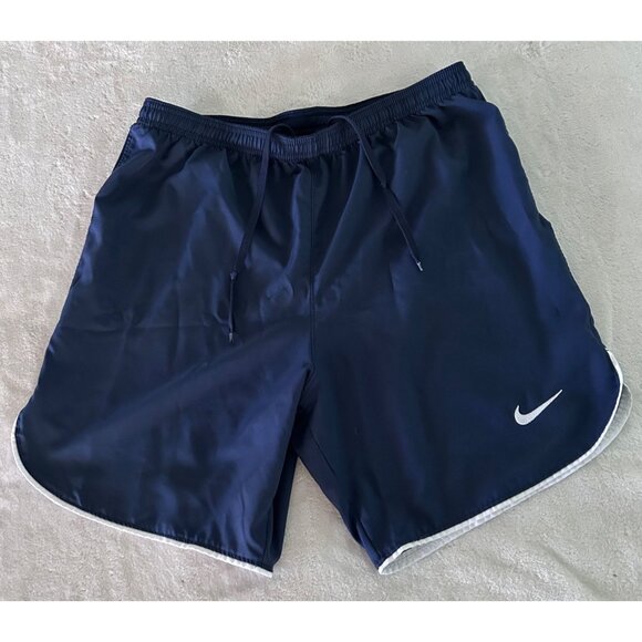 Nike Mens Navy 7.5" Inseam Dri-Fit Slim Fit Athletic Shorts Size M - Picture 1 of 4